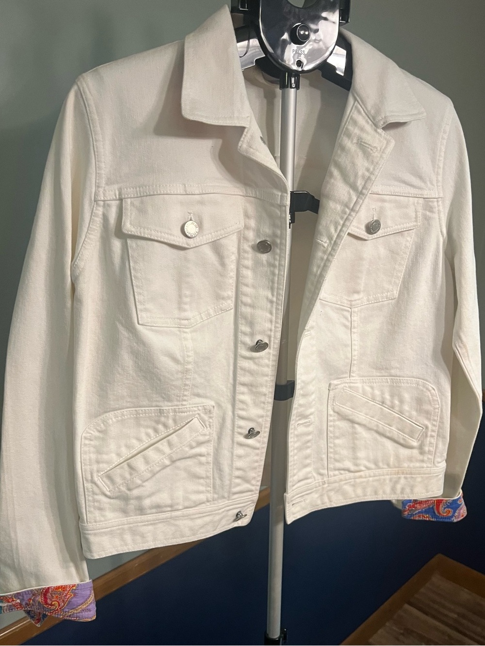 Ralph Lauren White Denim Jean Jacket